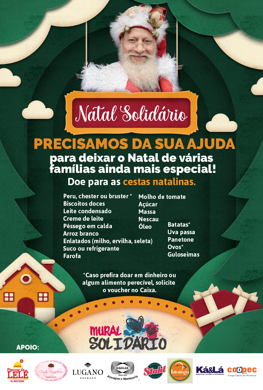 Mural Solidário lança campanha de Natal