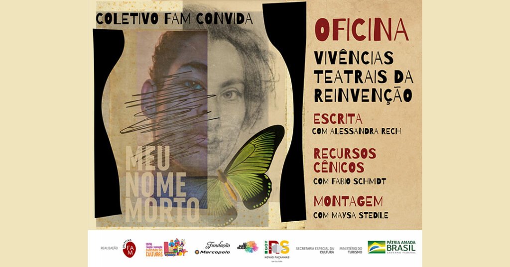 Oficina ‘Vivências Teatrais Da Reinvenção’ tem Inscrições gratuitas abertas até 16 de maio