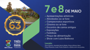 Grande festividade no aniversário de Três Coroas