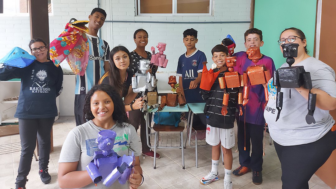 Projeto reciCRIATIVIDADE encerra  o ano com muitas oficinas concluídas no Centro Social Padre Franco