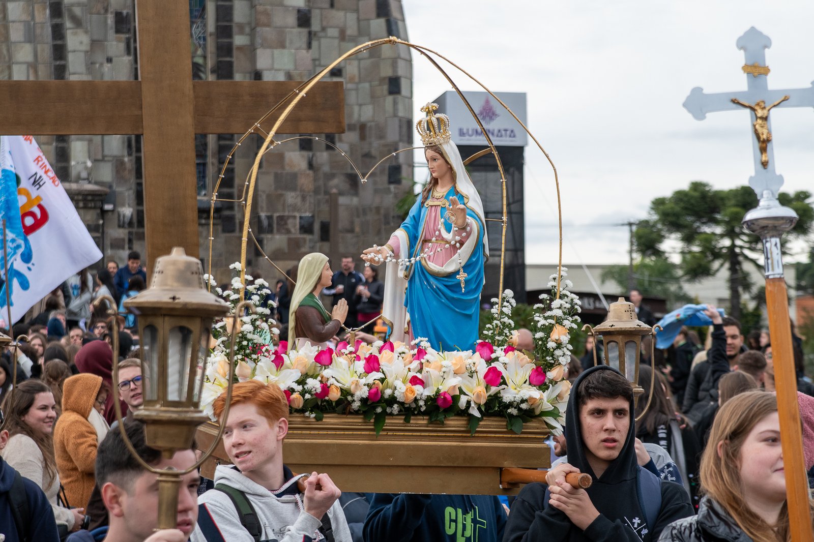 Romarias movimentam milhares de fiéis em Canela e preparam o caminho para o grande dia de Nossa Senhora de Caravaggio