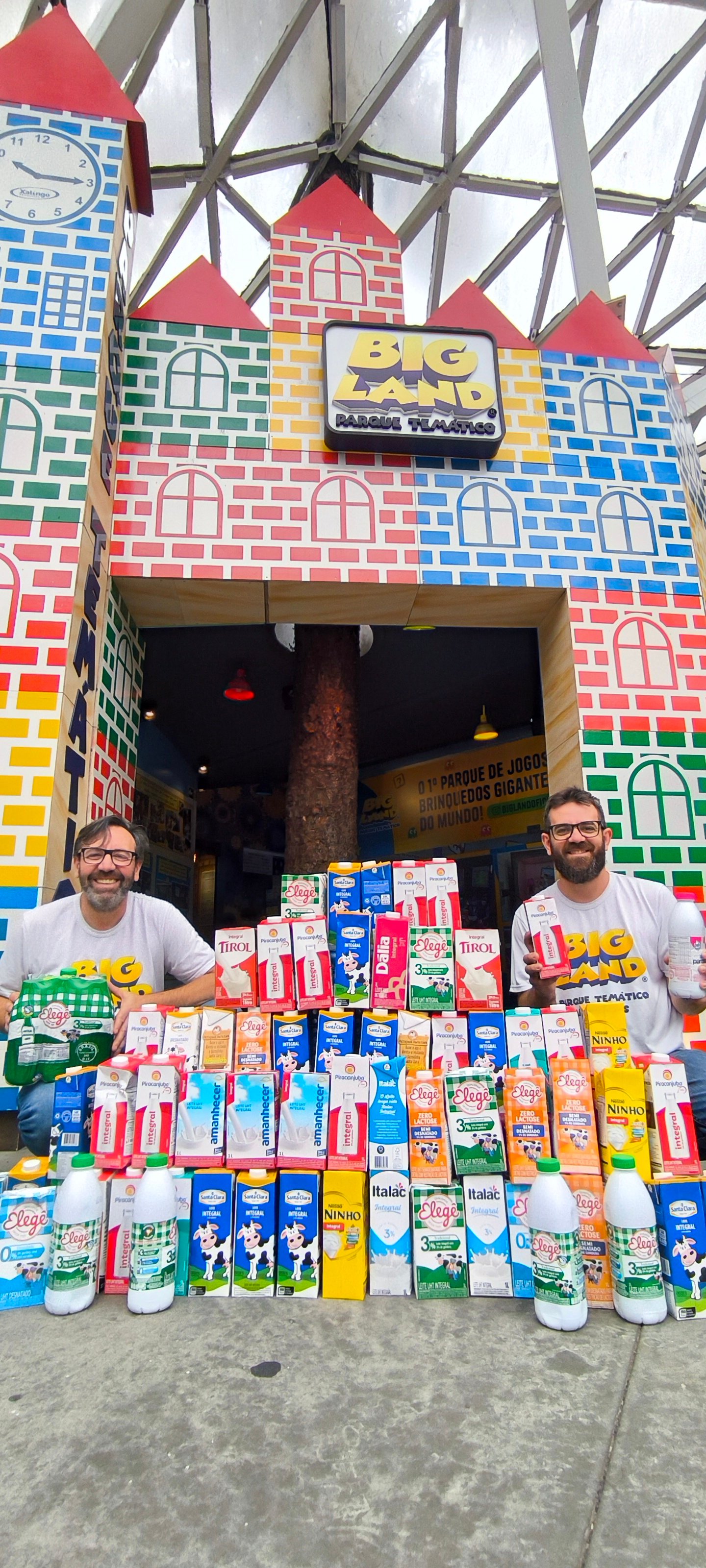 Aniversário de seis anos do Big Land é marcado por ação solidária em benefício da comunidade
