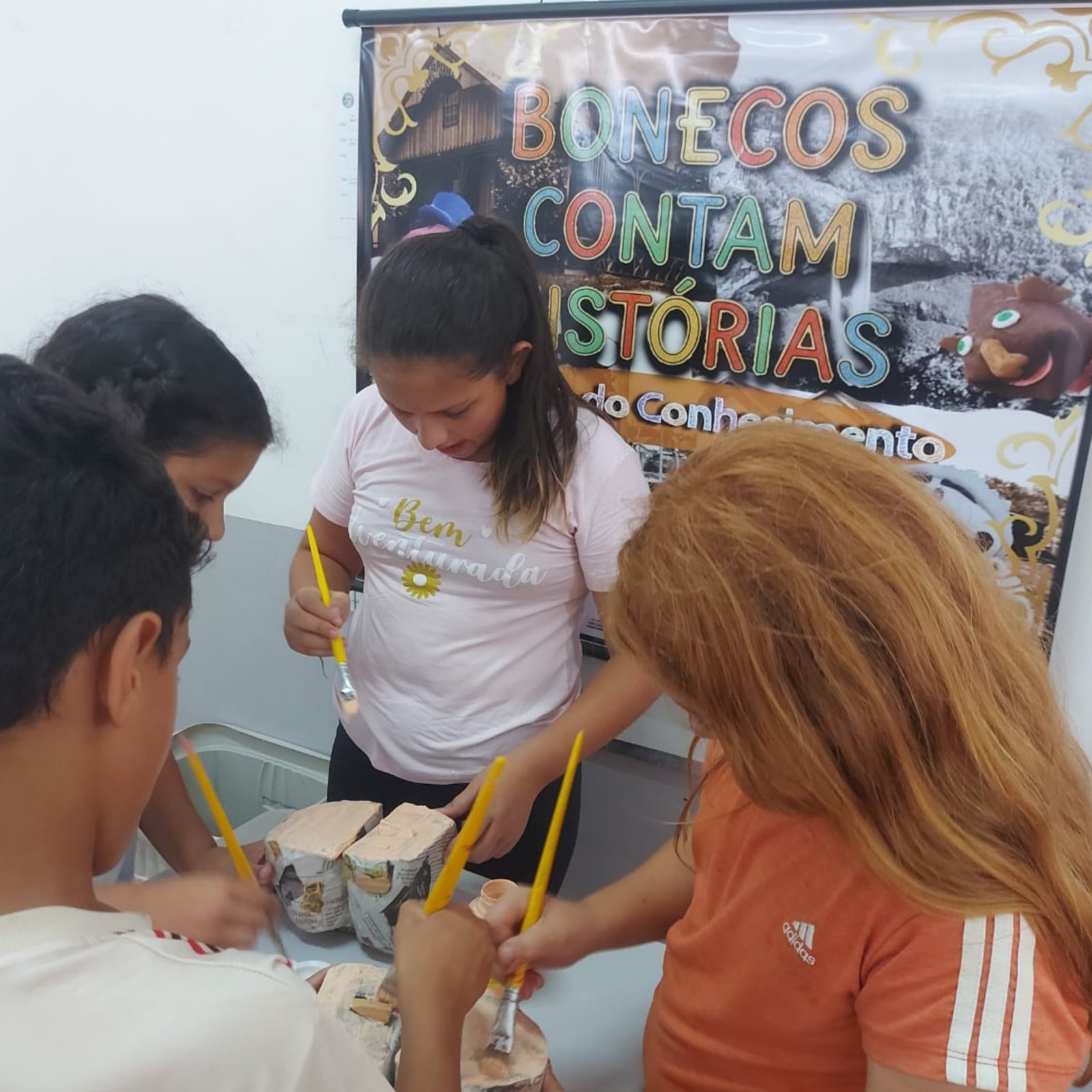 Bonecos Contam Histórias – Jornada do Conhecimento avança para fase de oficinas de construção de bonecos